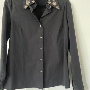 Michael Kors Collection Embellished Blouse, size 10